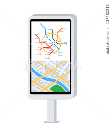 Metro transport city map Info board. Metro subway map. Transportation concept. Plan map station metro and underground railway metro scheme. Vector illustration Metro transport city map Info board. Metro subway map. Transportation concept. Plan map station metro and underground railway metro scheme. Vector illustration 137582218