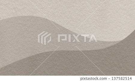 Abstract cool beige texture paper background, wavy layers with gradient. Wave pattern with copy space for banner Abstract cool beige texture paper background, wavy layers with gradient. Wave pattern with copy space for banner 137582514