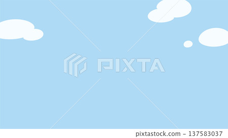 背景插圖:天空,雲朵漂浮,營造出輕鬆的氛圍_16:9 背景插圖:天空,雲朵漂浮,營造出輕鬆的氛圍_16:9 137583037