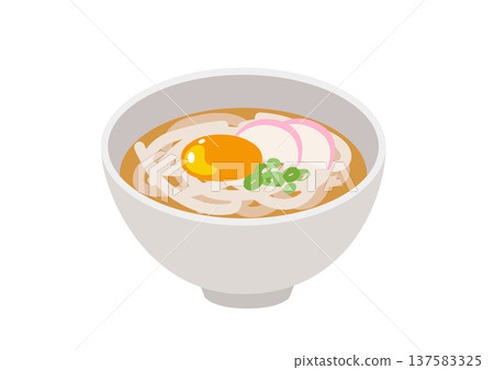 Delicious Tsukimi Udon Delicious Tsukimi Udon 137583325