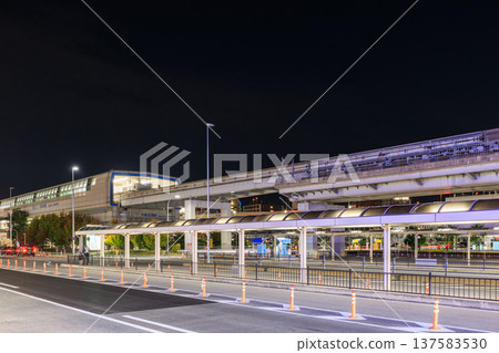 大阪機場站夜景 大阪機場站夜景 137583530
