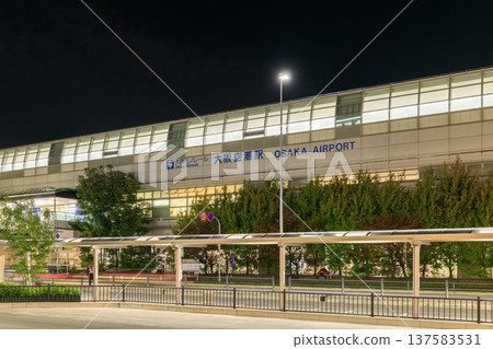 大阪機場站夜景 137583531