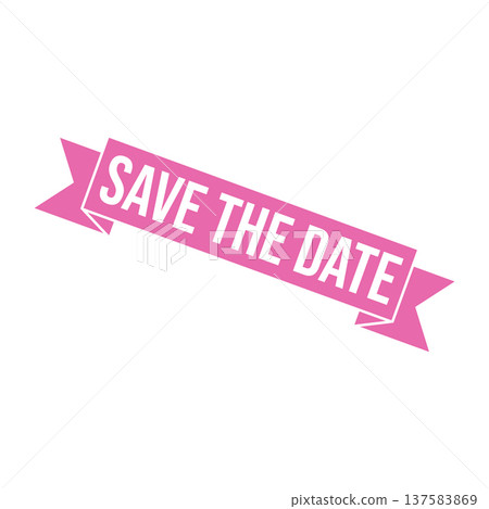 Save the Date Letter Rubber Stamp Vector Template Save the Date Letter Rubber Stamp Vector Template 137583869