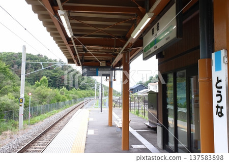 Senseki Line: Tomei Station (after relocation to higher ground / Higashimatsushima City, Miyagi Prefecture) 137583898