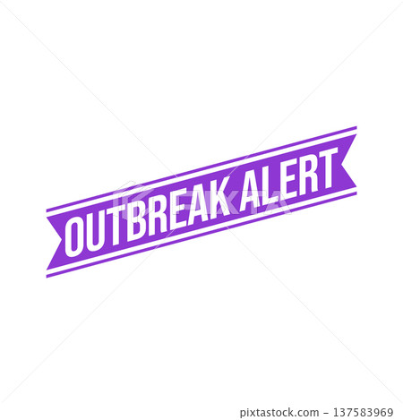 Outbreak Alert Rubber Stamp Vector Template Outbreak Alert Rubber Stamp Vector Template 137583969