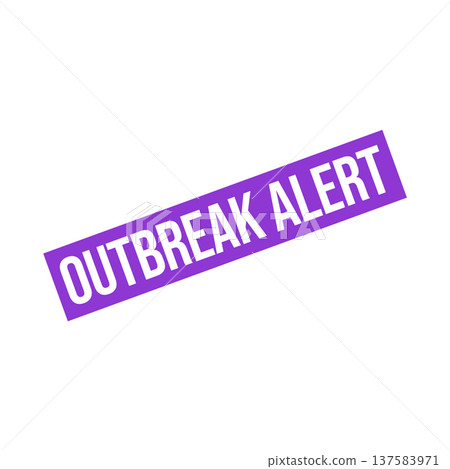 Outbreak Alert Rubber Stamp Vector Template Outbreak Alert Rubber Stamp Vector Template 137583971