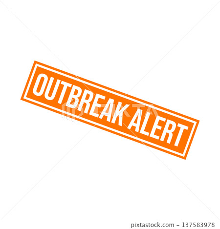 Outbreak Alert Rubber Stamp Vector Template Outbreak Alert Rubber Stamp Vector Template 137583978