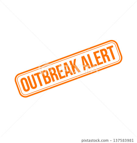 Outbreak Alert Rubber Stamp Vector Template Outbreak Alert Rubber Stamp Vector Template 137583981
