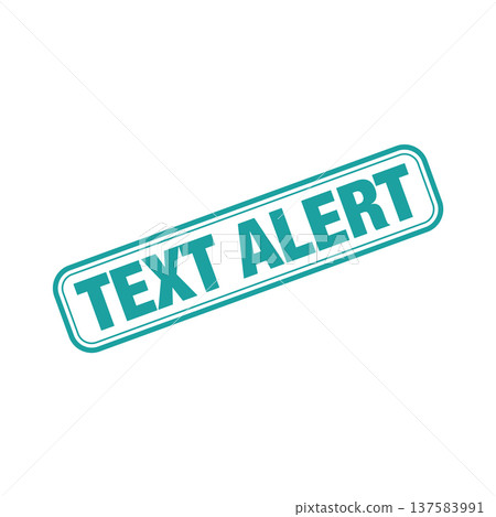 Text Alert Rubber Stamp Vector Template 137583991