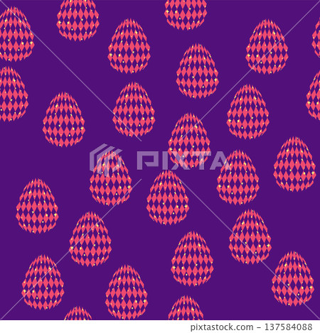 Seamless pattern with Easter eggs. vibrant seamless background for Easter designs, featuring cute patterned eggs Seamless pattern with Easter eggs. vibrant seamless background for Easter designs, featuring cute patterned eggs 137584088