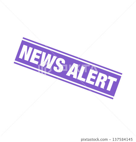News Alert Rubber Stamp Vector Template News Alert Rubber Stamp Vector Template 137584145