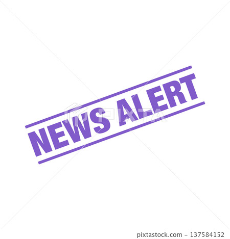 News Alert Rubber Stamp Vector Template News Alert Rubber Stamp Vector Template 137584152