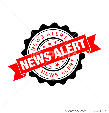 News Alert Rubber Stamp Vector Template News Alert Rubber Stamp Vector Template 137584154