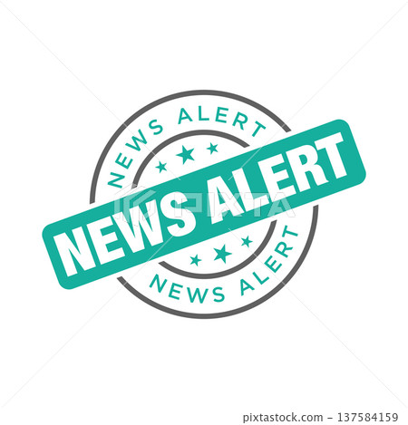 News Alert Rubber Stamp Vector Template News Alert Rubber Stamp Vector Template 137584159