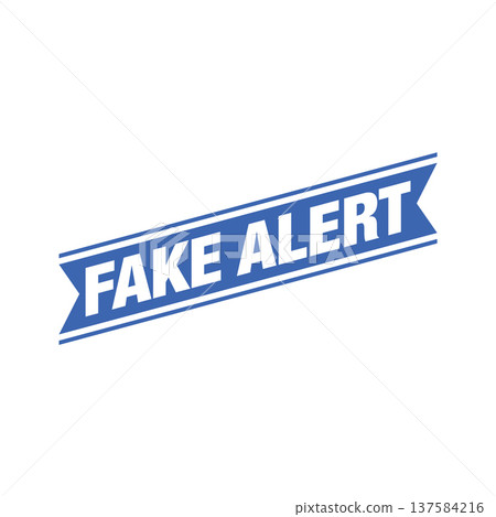 Fake Alert Rubber Stamp Vector Template Fake Alert Rubber Stamp Vector Template 137584216