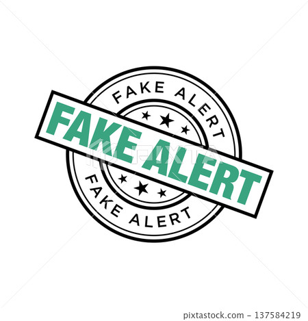 Fake Alert Rubber Stamp Vector Template Fake Alert Rubber Stamp Vector Template 137584219