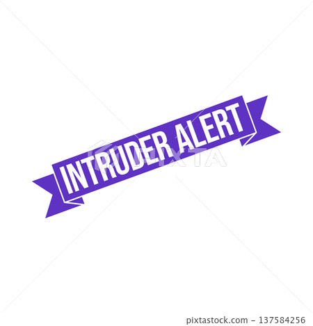 Intruder Alert Rubber Stamp Vector Template Intruder Alert Rubber Stamp Vector Template 137584256