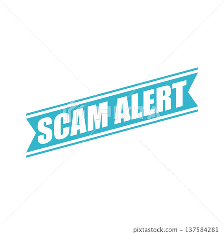 Scam Alert Rubber Stamp Vector Template 137584281