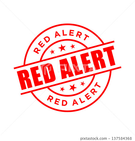 Red Alert Letter Rubber Stamp Vector Template Red Alert Letter Rubber Stamp Vector Template 137584368