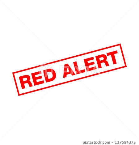 Red Alert Letter Rubber Stamp Vector Template Red Alert Letter Rubber Stamp Vector Template 137584372