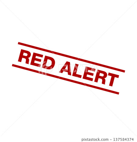 Red Alert Letter Rubber Stamp Vector Template Red Alert Letter Rubber Stamp Vector Template 137584374