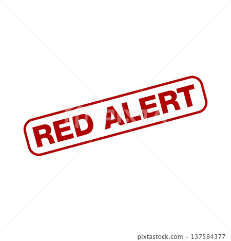 Red Alert Letter Rubber Stamp Vector Template Red Alert Letter Rubber Stamp Vector Template 137584377