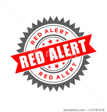 Red Alert Letter Rubber Stamp Vector Template Red Alert Letter Rubber Stamp Vector Template 137584378
