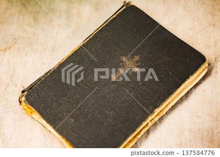 Antique old Bible 137584776