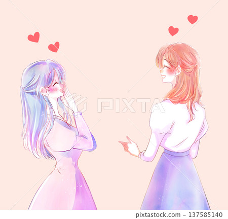 年輕女性對她們著迷的事物充滿熱情。 137585140