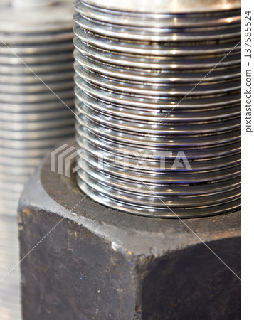 Thread of bolt and nut Thread of bolt and nut 137585524