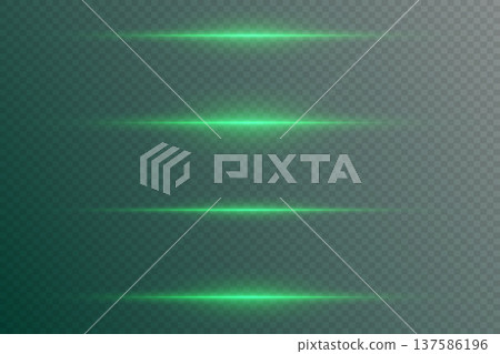 Green glowing neon lines creating dynamic speed effect Green glowing neon lines creating dynamic speed effect 137586196
