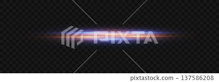 Dynamic glowing light effect creating speed illusion Dynamic glowing light effect creating speed illusion 137586208