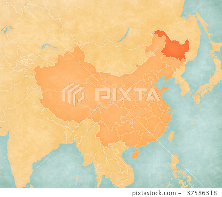Map of China - Heilongjiang Map of China - Heilongjiang 137586318