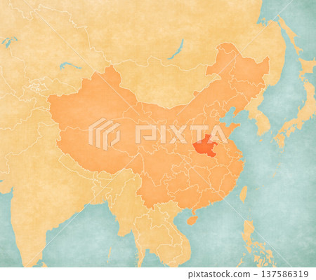 Map of China - Henan Map of China - Henan 137586319