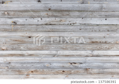 An old wooden wall made of weathered pine wood boards An old wooden wall made of weathered pine wood boards 137586391