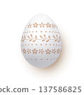 Easter egg realistic 137586825