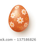 Easter egg realistic 137586826