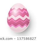 Easter egg realistic 137586827