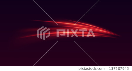 Red glowing speed lines representing abstract data movement Red glowing speed lines representing abstract data movement 137587943