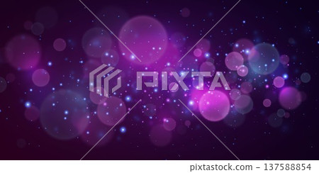 Abstract glowing purple bokeh light overlay background Abstract glowing purple bokeh light overlay background 137588854