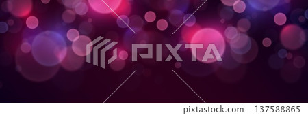 Abstract bokeh background creating glowing festive lights effect Abstract bokeh background creating glowing festive lights effect 137588865