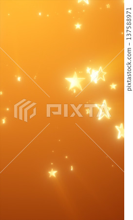 Warm golden background with glowing star-shaped particles, creating a magical, festive, and dreamy atmosphere Warm golden background with glowing star-shaped particles, creating a magical, festive, and dreamy atmosphere 137588971