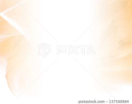 Background material: Transparent pale orange cotton, gradation from center to left and right, horizontal, other colors available 137588984