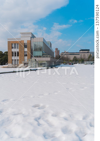 白雪覆蓋的石川縣政府紀念館椎木賓館 白雪覆蓋的石川縣政府紀念館椎木賓館 137590124