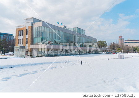 Snow-covered Ishikawa Prefectural Government Memorial Shiinoki Guest House Snow-covered Ishikawa Prefectural Government Memorial Shiinoki Guest House 137590125