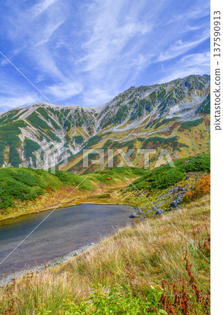從立山綠池眺望初秋的山 從立山綠池眺望初秋的山 137590913