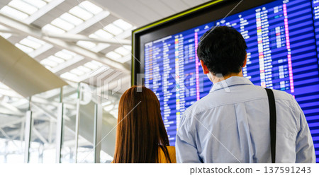 在機場查詢航班資訊 ■拍攝合作：關西國際機場（KIX） 137591243