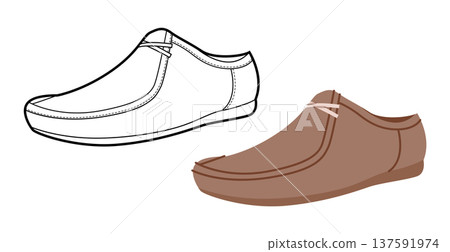 Brown mule shoe women flat plus line set. Rounded toe slip on footwear lifestyle branding cozy project. Technical Brown mule shoe women flat plus line set. Rounded toe slip on footwear lifestyle branding cozy project. Technical 137591974