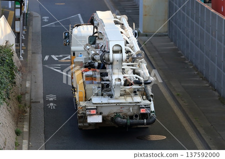 Concrete pump car image 137592000