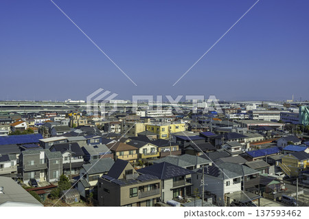 Kiyosu, Kiyosu East IC from Kiyosu Castle, Kiyosu City, Aichi Prefecture 137593462